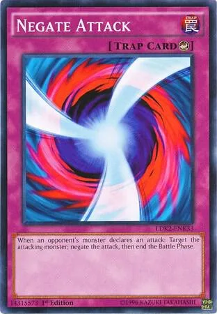 Negate Attack LDK2-ENK33 Yu-Gi-Oh card from Legendary Decks II