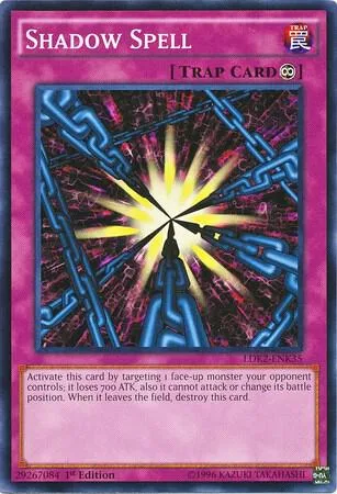 Shadow Spell LDK2-ENK35 Yu-Gi-Oh card from Legendary Decks II
