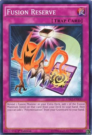 Fusion Reserve LDK2-ENK37 Yu-Gi-Oh card from Legendary Decks II