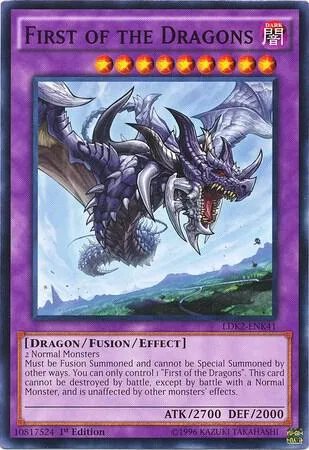 First of the Dragons LDK2-ENK41 Yu-Gi-Oh card from Legendary Decks II