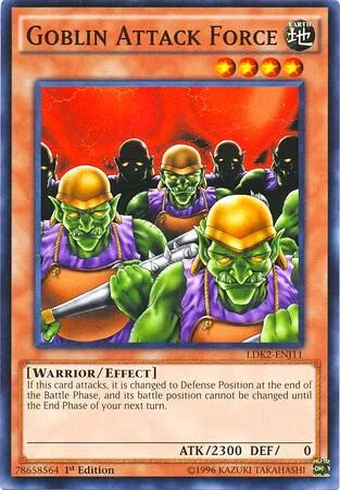 Goblin Attack Force LDK2-ENJ11 Yu-Gi-Oh card from Legendary Decks II