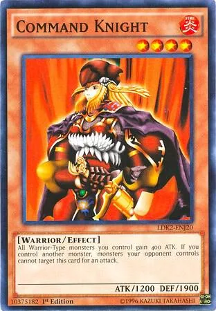 Command Knight LDK2-ENJ20 Yu-Gi-Oh card from Legendary Decks II