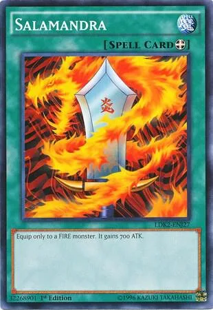 Salamandra LDK2-ENJ27 Yu-Gi-Oh card from Legendary Decks II