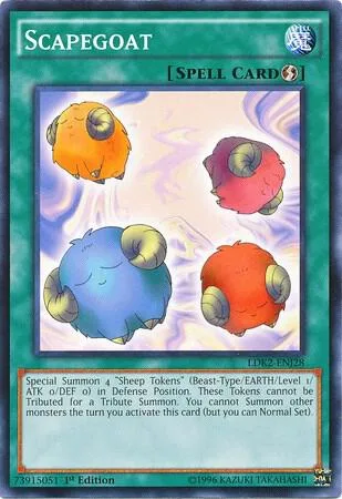 Scapegoat LDK2-ENJ28 Yu-Gi-Oh card from Legendary Decks II