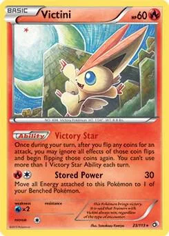 Victini - 23/113 BW Legendary Treasures #023/113 Pokémon card from Deck Exclusives