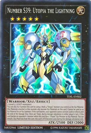 Number S39: Utopia the Lightning TDIL-ENSE2 Yu-Gi-Oh card from The Dark Illusion