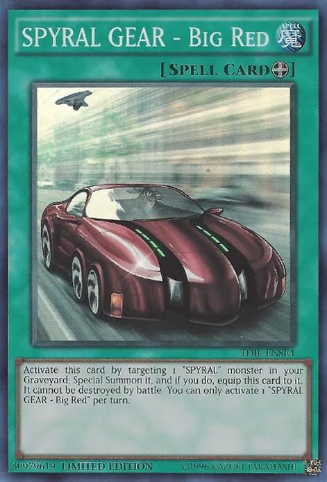 SPYRAL GEAR - Big Red TDIL-ENSE4 Yu-Gi-Oh card from The Dark Illusion