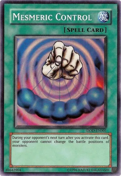 Mesmeric Control EU DOD-EN001 Yu-Gi-Oh card from Dawn of Destiny Xbox