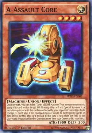 A-Assault Core SDKS-EN001 Yu-Gi-Oh card from Structure Deck: Seto Kaiba