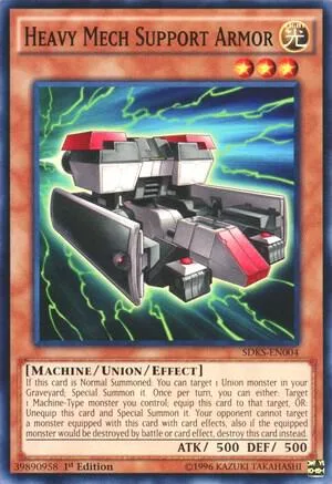 Heavy Mech Support Armor SDKS-EN004 Yu-Gi-Oh card from Structure Deck: Seto Kaiba