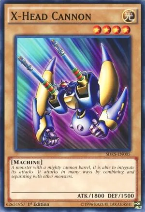 X-Head Cannon SDKS-EN005 Yu-Gi-Oh card from Structure Deck: Seto Kaiba
