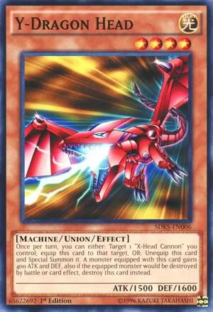 Y-Dragon Head SDKS-EN006 Yu-Gi-Oh card from Structure Deck: Seto Kaiba
