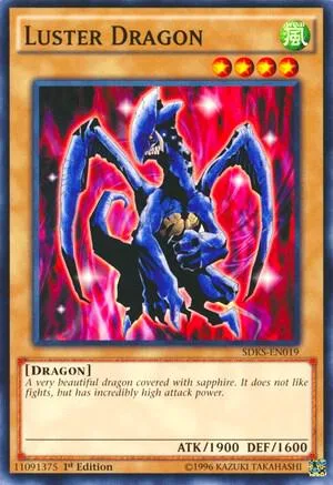 Luster Dragon SDKS-EN019 Yu-Gi-Oh card from Structure Deck: Seto Kaiba