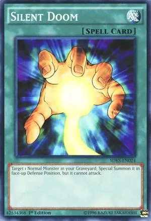 Silent Doom SDKS-EN024 Yu-Gi-Oh card from Structure Deck: Seto Kaiba