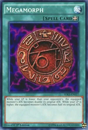 Megamorph SDKS-EN027 Yu-Gi-Oh card from Structure Deck: Seto Kaiba