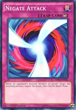 Negate Attack SDKS-EN032 Yu-Gi-Oh card from Structure Deck: Seto Kaiba