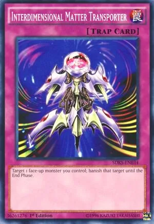 Interdimensional Matter Transporter SDKS-EN034 Yu-Gi-Oh card from Structure Deck: Seto Kaiba