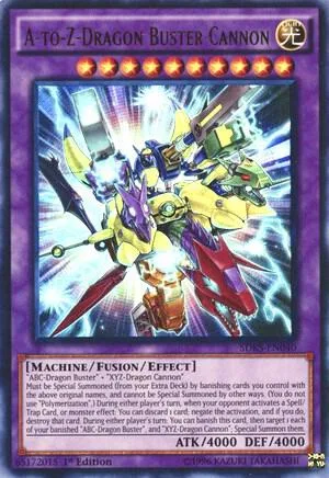 A-to-Z-Dragon Buster Cannon SDKS-EN040 Yu-Gi-Oh card from Structure Deck: Seto Kaiba