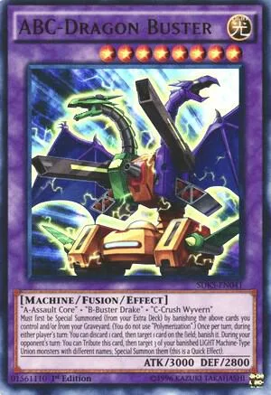 ABC-Dragon Buster SDKS-EN041 Yu-Gi-Oh card from Structure Deck: Seto Kaiba