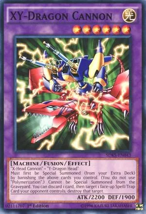 XY-Dragon Cannon SDKS-EN043 Yu-Gi-Oh card from Structure Deck: Seto Kaiba