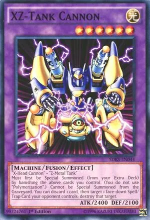 XZ-Tank Cannon SDKS-EN044 Yu-Gi-Oh card from Structure Deck: Seto Kaiba