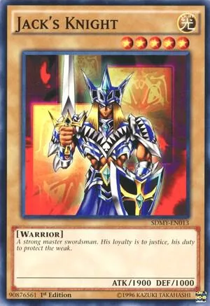 Jack's Knight SDMY-EN013 Yu-Gi-Oh card from Structure Deck: Yugi Muto