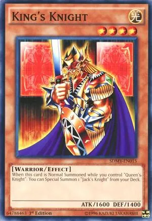 King's Knight SDMY-EN015 Yu-Gi-Oh card from Structure Deck: Yugi Muto
