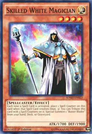 Skilled White Magician SDMY-EN022 Yu-Gi-Oh card from Structure Deck: Yugi Muto