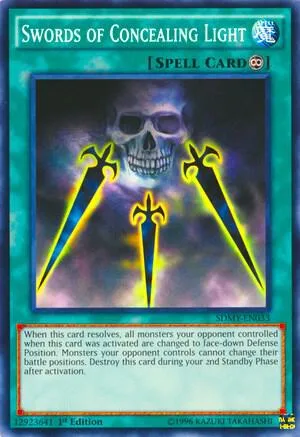 Swords of Concealing Light SDMY-EN033 Yu-Gi-Oh card from Structure Deck: Yugi Muto
