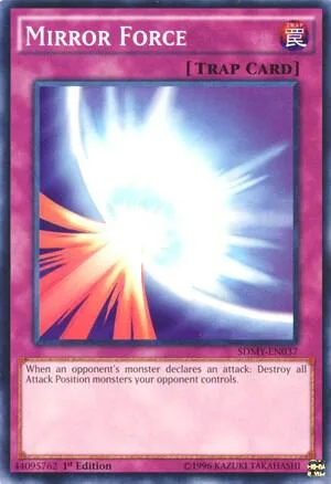 Mirror Force SDMY-EN037 Yu-Gi-Oh card from Structure Deck: Yugi Muto