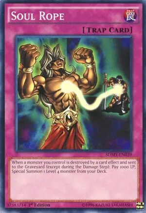 Soul Rope SDMY-EN039 Yu-Gi-Oh card from Structure Deck: Yugi Muto