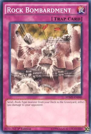 Rock Bombardment SDMY-EN040 Yu-Gi-Oh card from Structure Deck: Yugi Muto