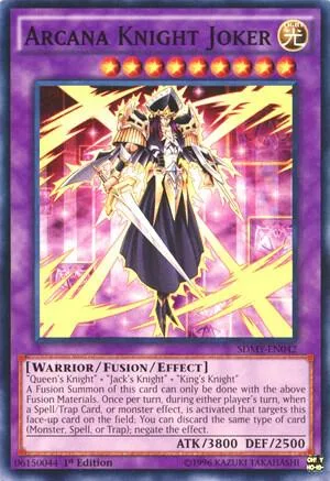 Arcana Knight Joker SDMY-EN042 Yu-Gi-Oh card from Structure Deck: Yugi Muto