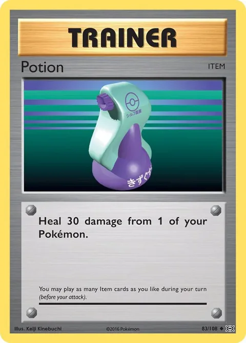 Potion #83/108 Pokémon card from XY - Evolutions