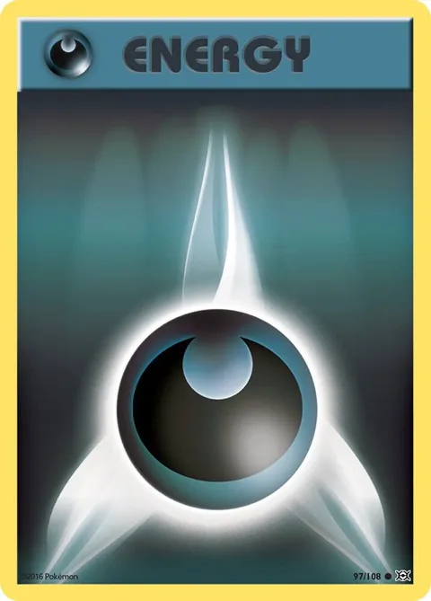 Darkness Energy #97/108 Reverse Holofoil Pokémon card from XY - Evolutions