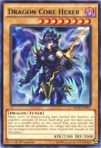 Dragon Core Hexer INOV-EN001 1st Edition Yu-Gi-Oh card from Invasion: Vengeance