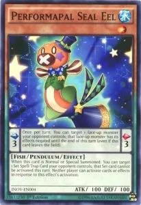 Performapal Seal Eel INOV-EN004 Unlimited Yu-Gi-Oh card from Invasion: Vengeance