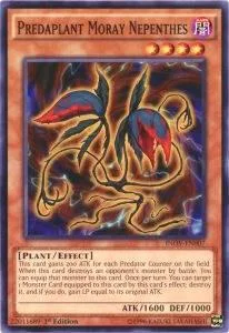 Predaplant Moray Nepenthes INOV-EN007 1st Edition Yu-Gi-Oh card from Invasion: Vengeance