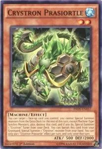 Crystron Prasiortle INOV-EN017 Unlimited Yu-Gi-Oh card from Invasion: Vengeance