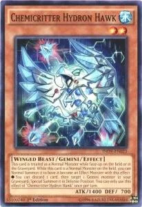 Chemicritter Hydron Hawk INOV-EN023 1st Edition Yu-Gi-Oh card from Invasion: Vengeance