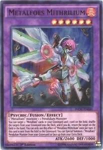 Metalfoes Mithrilium INOV-EN040 Yu-Gi-Oh card from Invasion: Vengeance