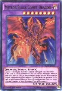Meteor Black Comet Dragon INOV-EN041 1st Edition Yu-Gi-Oh card from Invasion: Vengeance