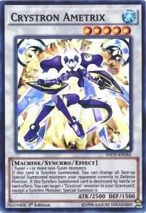 Crystron Ametrix INOV-EN045 Unlimited Yu-Gi-Oh card from Invasion: Vengeance