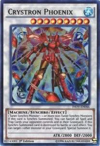Crystron Phoenix INOV-EN046 1st Edition Yu-Gi-Oh card from Invasion: Vengeance