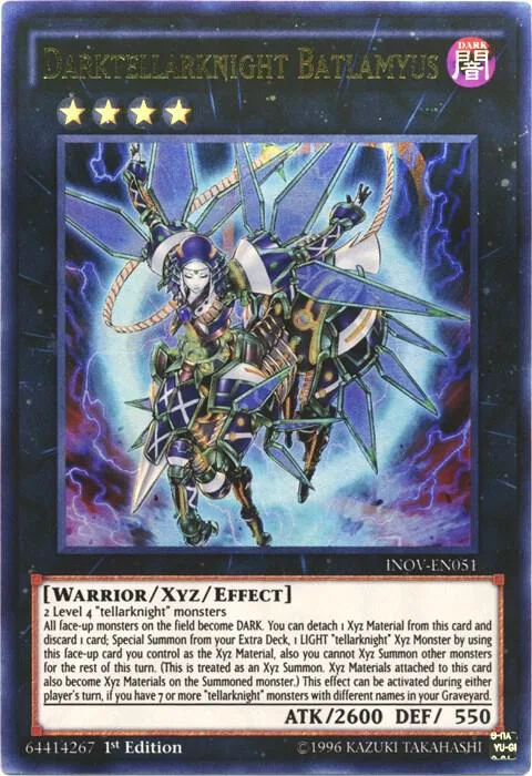 Darktellarknight Batlamyus INOV-EN051 Unlimited Yu-Gi-Oh card from Invasion: Vengeance