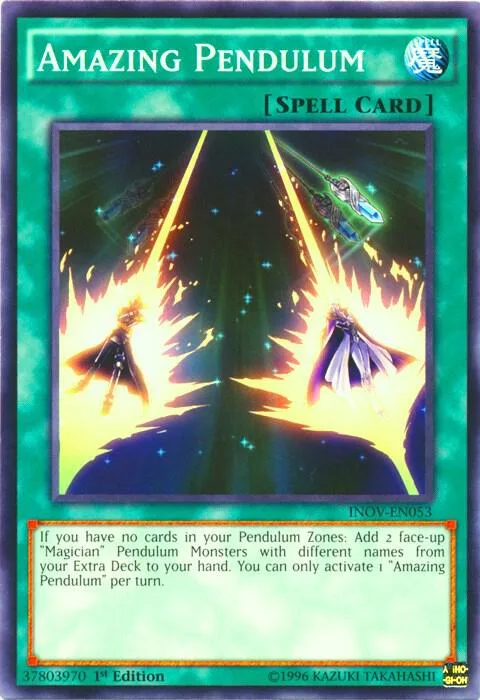 Amazing Pendulum INOV-EN053 Yu-Gi-Oh card from Invasion: Vengeance