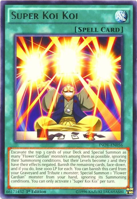 Super Koi Koi INOV-EN056 1st Edition Yu-Gi-Oh card from Invasion: Vengeance