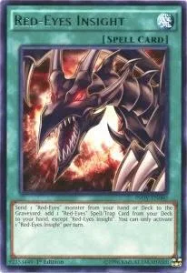 Red-Eyes Insight INOV-EN060 1st Edition Yu-Gi-Oh card from Invasion: Vengeance