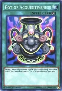 Pot of Acquisitiveness INOV-EN065 1st Edition Yu-Gi-Oh card from Invasion: Vengeance