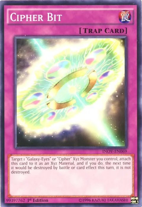 Cipher Bit INOV-EN069 Unlimited Yu-Gi-Oh card from Invasion: Vengeance